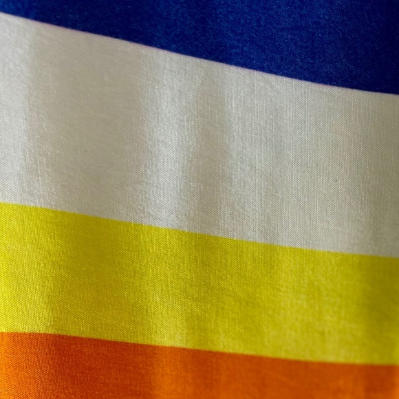 Alice & Olivia by Stacey Bendet Bold MultiStripe Sleeveless Shift Dress ~Size 10 - Picture 6 of 10